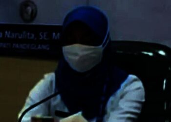 Kasi Pengelolaan dan Pelayanan Informasi Diskomsantik Pandeglang, Mia Maulani Rizki. (ISTIMEWA)