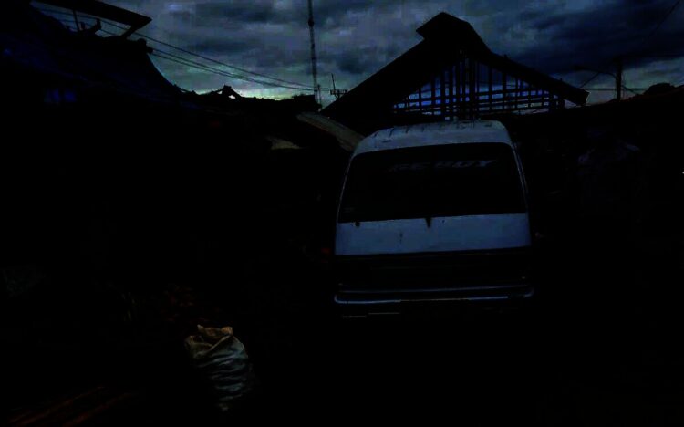 Area Terminal Tipe C yang berlokasi di Pasar Anyer terlihat dipadati oleh pedagang. (ISTIMEWA)