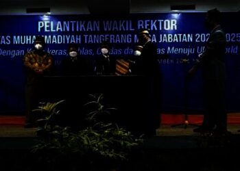 Tiga Warek UMT Periode 2021-2025 Dilantik, Tahun 2022 Targetkan Seluruh Fakultas Ditarik ke Pusat