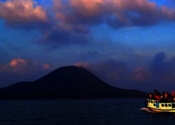Gunung Anak Krakatau (GAK) Status Waspada. (ISTIMEWA)