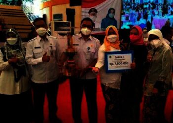 Kelurahan Karangsari Kota Tangerang Juara P2WKSS Tingkat Provinsi
