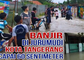 Video Banjir Rendam Pemukiman di Jurumudi Kota Tangerang