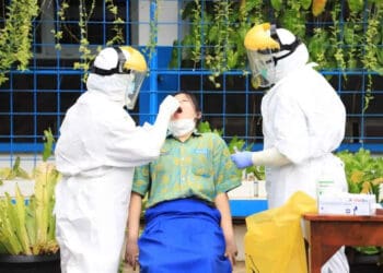 405 Pelajar di Kota Tangerang Di-swab PCR