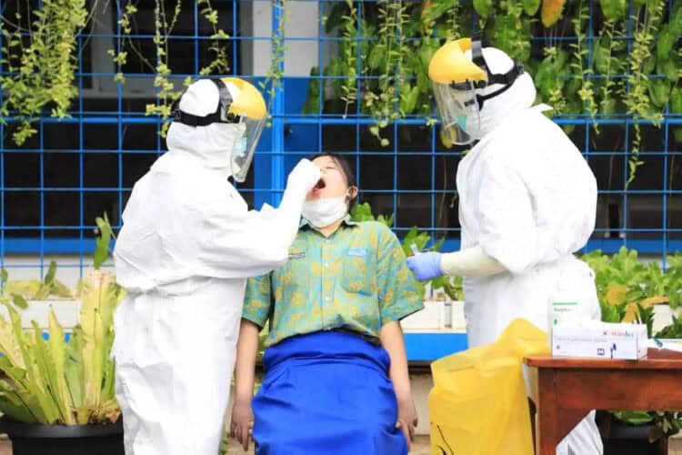 405 Pelajar di Kota Tangerang Di-swab PCR
