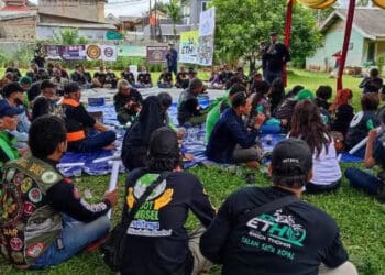 Komunitas Ojek Se-Jabodetabek Deklarasi Dukung Erick Thohir Nyapres