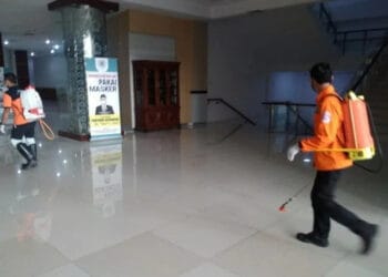 Permintaan Penyemprotan Disinfektan Melonjak