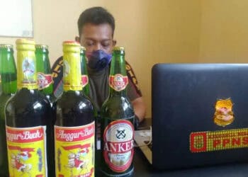 Gelar Operasi Penyakit Masyarakat, Satpol PP Lebak Amankan Miras