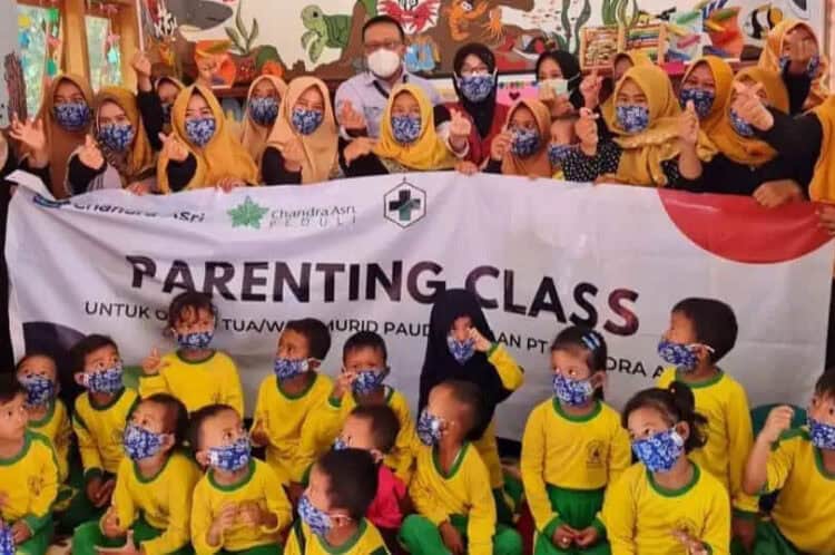 Kegiatan Parenting Class bagi PAUD, di Kecamatan Pulo Ampel, yakni di Paud Al-Hikmah dan Paud Nusantara, Rabu (30/3/2022). (ISTIMEWA)