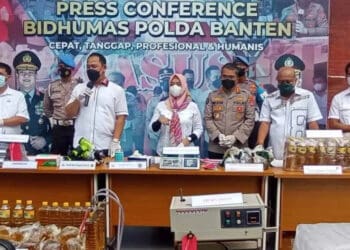 Polisi sita Migor. (ISTIMEWA)