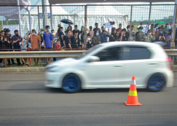 Foto Serunya Street Race Polda Metro Jaya di BSD