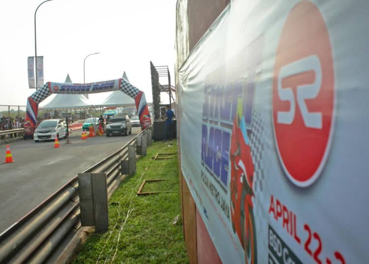 Foto Serunya Street Race Polda Metro Jaya di BSD