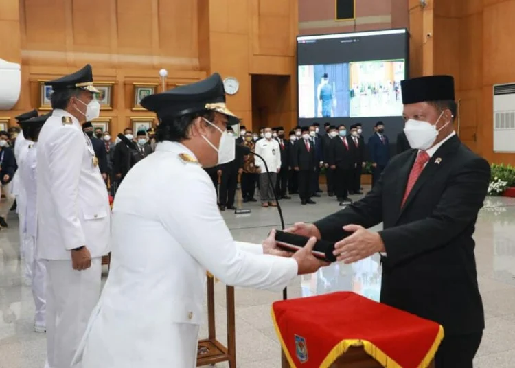 Foto Pelantikan Penjabat Gubernur Banten Al Muktabar