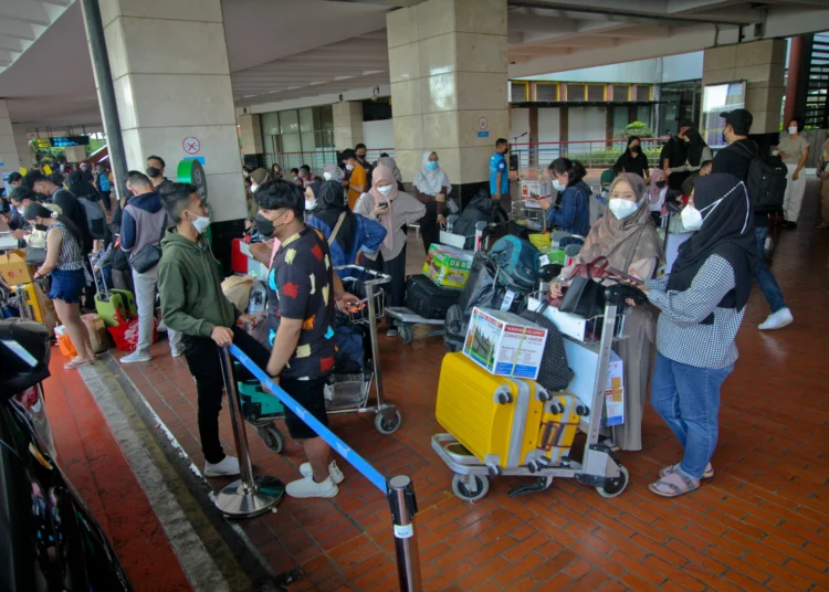 Foto Arus Balik di Bandara Soekarno Hatta Tangerang