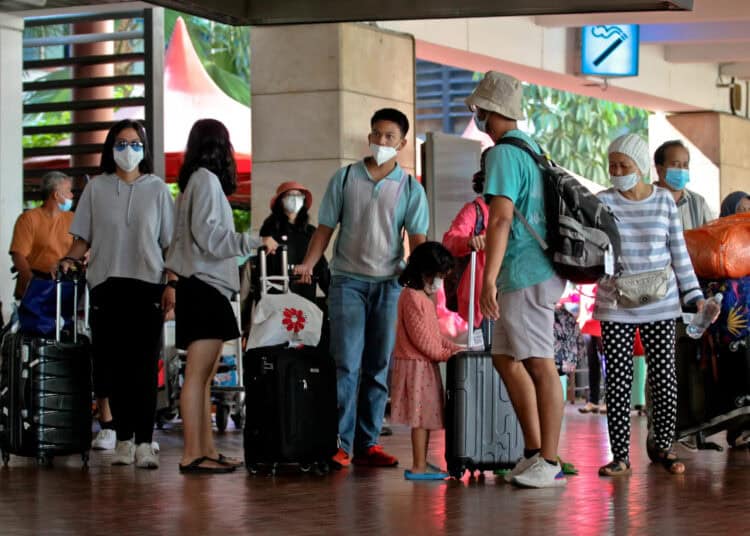 Foto Arus Balik di Bandara Soekarno Hatta Tangerang