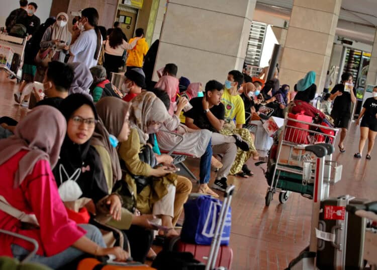 Foto Arus Balik di Bandara Soekarno Hatta Tangerang
