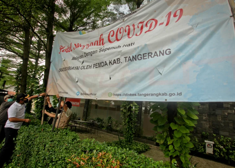 Foto Penutupan Hotel Singgah Covid-19 di Kabupaten Tangerang