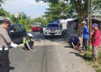 Senggol Pikap di Jalan Raya Mauk, Pengendara Motor Tewas