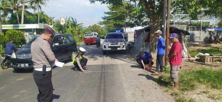 Senggol Pikap di Jalan Raya Mauk, Pengendara Motor Tewas