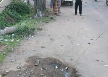 TKP Lakalantas, Sabtu (23/7/2022). (ISTIMEWA)