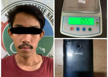 Simpan Sabu di Plang SDN Panimbang Jaya 1, Pemuda Ditangkap