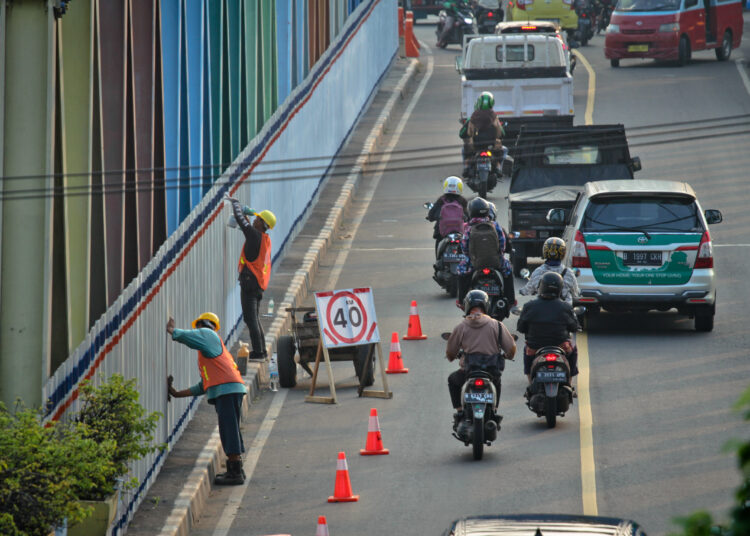 Foto Rencana Perbaikan Jembatan Cisadane Tangerang