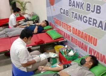 PMI Kota Tangerang Gandeng BJB Adakan Donor Darah