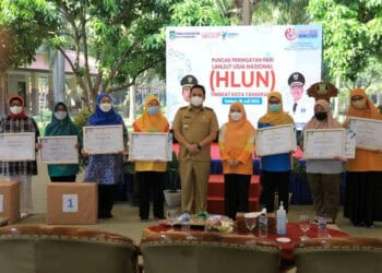Hari Lansia Nasional, Pemkot Tangerang Launching Peri Lansia, Begini Tugasnya