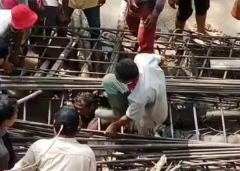 Dua Pekerja Jembatan Salaraja Lebak Tertimbun Besi, Evakuasi Berlangsung Dramatis