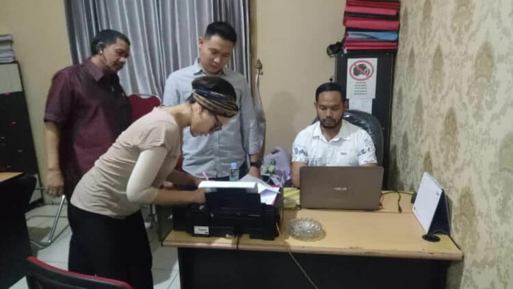 NM memenuhi wajib lapor. (ISTIMEWA)