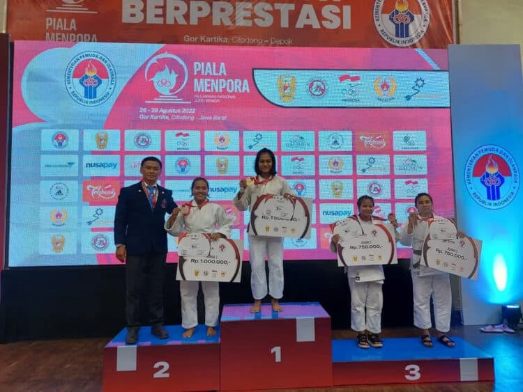 Dua Atlet Judo Banten Raih Medali Emas Piala Menpora 2022