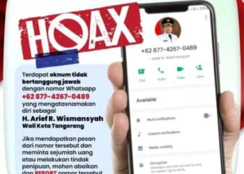 Waspada, Penipu Catut Nama Wali Kota Tangerang Minta Transfer Uang