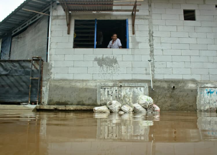 Foto Banjir di Perumahan Pinang Griya Permai Kota Tangerang