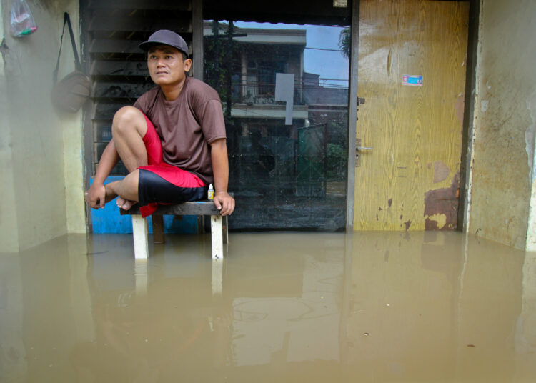Foto Banjir di Perumahan Pinang Griya Permai Kota Tangerang