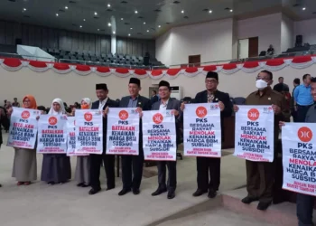 Fraksi PKS Banten tolak kenaikan harga BBM. (ISTIMEWA)