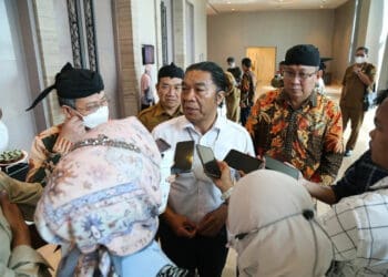 PJ Gubernur Banten Al Muktabar, di wawancara wartawan, Selasa (13/9/2022). (ISTIMEWA)