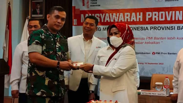 Ratu Tatu Chasanah, kembali pimpin PMI Banten. (ISTIMEWA)
