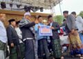 Rangkaian Festival Al A'zhom, Ribuan Warga Ikut Jalan Sehat Sarungan Batik