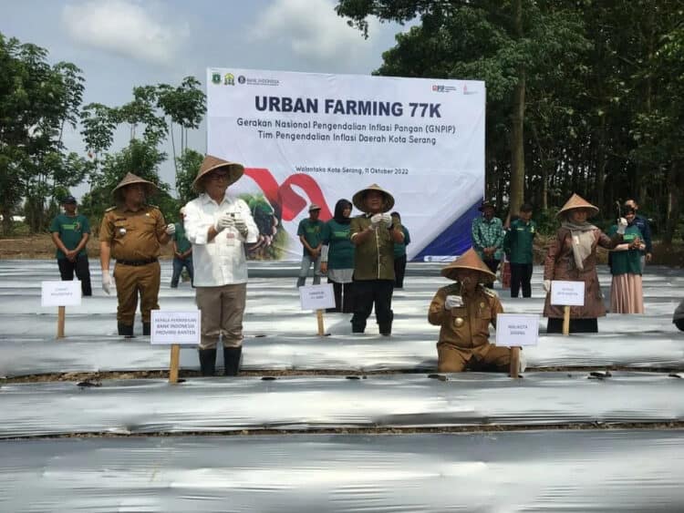 Gerakan nasional pengendalian inflasi pangan. (LUTHFI/SATELITNEWS.COM)