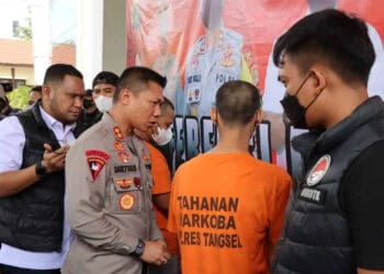 Polres Tangsel Buru Tersangka Sampai ke Pekanbaru, Sita Sabu 16 Kg
