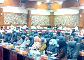 Suasana rapat paripurna DPRD Kabupaten Serang, Rabu (5/10/2022). (ISTIMEWA)