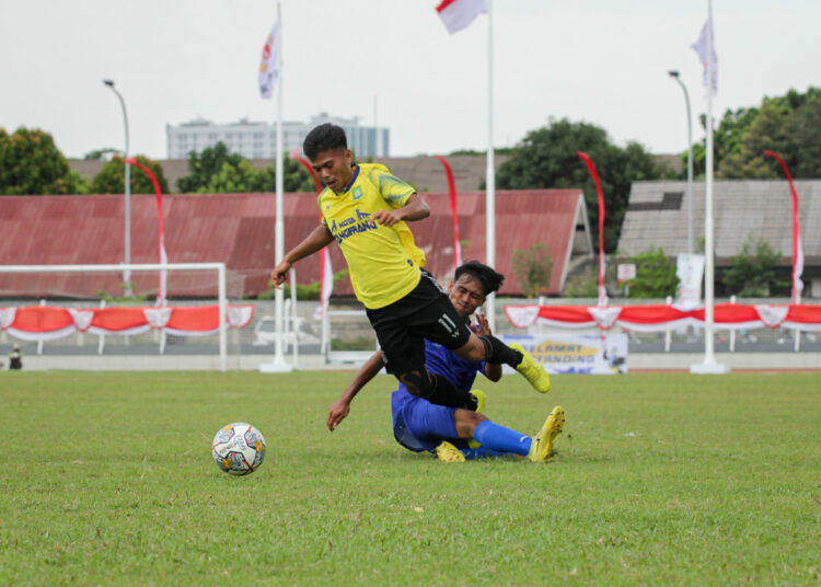 Foto Sepakbola Porprov VI Banten, Kota Tangerang Kalahkan Pandeglang