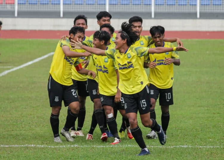 Foto Sepakbola Porprov VI Banten, Kota Tangerang Kalahkan Pandeglang
