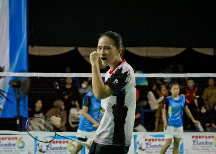 Foto Final Bulu Tangkis Ganda Putri Porprov VI Banten