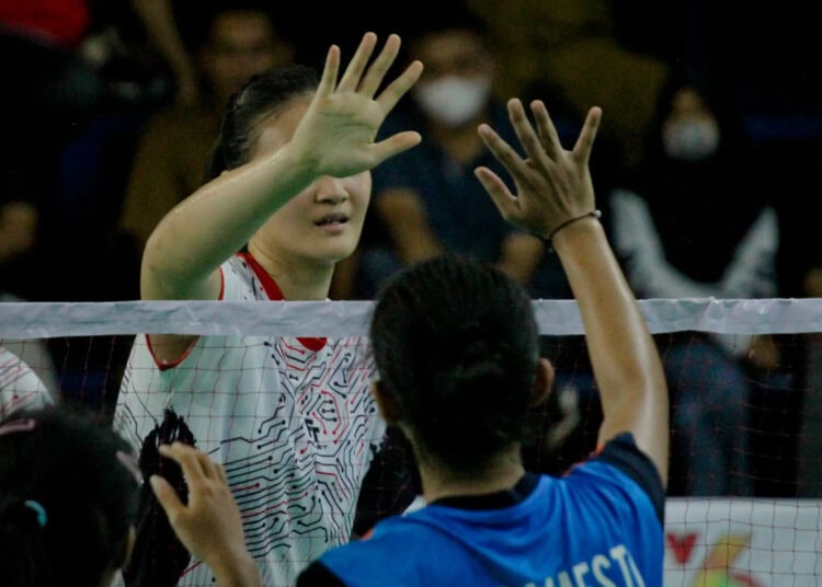Foto Final Bulu Tangkis Ganda Putri Porprov VI Banten
