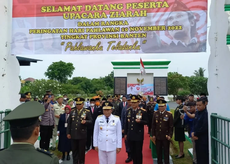 Upacara Peringatan Hari Pahlawan, tingkat Provinsi Banten, Kamis (10/11/2022). (ISTIMEWA)