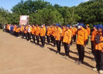 Jambore relawan Provinsi Banten, Selasa (29/11/2022). (LUTFI/SATELITNEWS.COM)