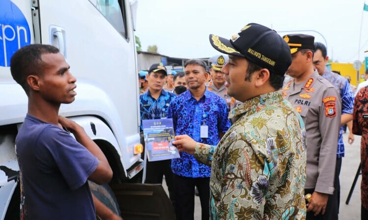 Jumlah Truk Tanah Pelanggar Batasan Jam Operasional di Kota Tangerang Diklaim Sudah Menurun