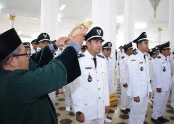 64 Kades Terpilih Hasil Pilkades Serentak Lebak Dilantik, Ini Amanat Tegas Bupati Iti