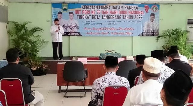 Rangkaian HUT PGRI Ke-77, PGRI Kota Tangerang Gelar MTQ Hingga Nantinya Gerak Jalan