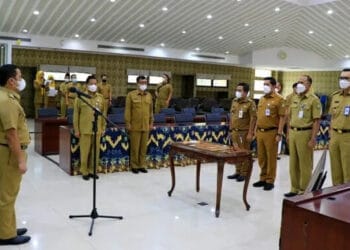 Lantik Sejumlah ASN di Lingkungan Pemkot Tangerang, Sejumlah Camat Jadi Kepala Dinas